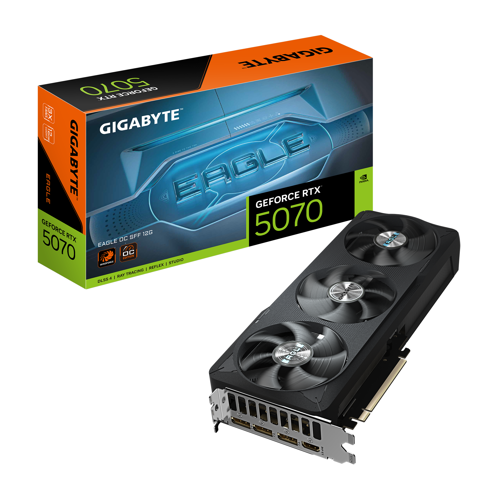 Gigabyte GeForce RTX 5070 EAGLE SFF OC 12GB GDDR7 Graphics Card